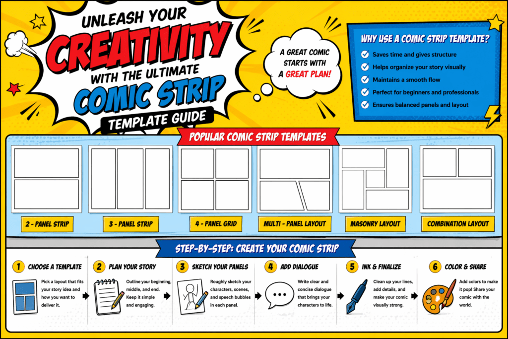 Unleash Your Creativity With The Ultimate Comic Strip Template Guide